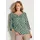 GOLDNER Elegante Viskosebluse mit Leo-Muster graugrün 44