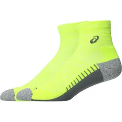 ASICS PERFORMANCE RUN SOCK QUARTER SAFETY YELLOW