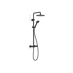 Tres Base Plus Thermostat-Aufputz-Duschsystem 21639502NM schwarz matt