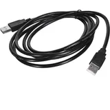 LANBERG CA-USBA-20CU-0018-BK USB Kabel USB 2.0 1,8 m Schwarz
