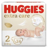 Huggies Extra Care Gr.2 Einwegwindel, 3-6kg, 24 Windeln