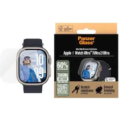 PanzerGlass Displayschutz Apple Watch Ultra 24 Ultra-Wide Fit