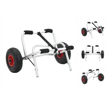 vidaXL Kajak-Trolley Klappbar 45 kg Aluminium