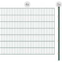 Arvotec Einstabmattenzaun "ESSENTIAL 140 zum Einbetonieren" Zaunelemente Zaunhöhe 140 cm, Zaunlänge 2 - 60 m Gr. H/L: 140 cm x 8 m H/L: 140 cm, grün (dunkelgrün) Zaunelemente