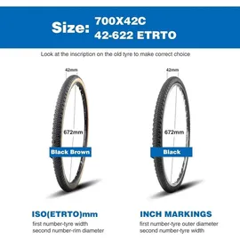 Meghna 700 x 42C Schlauch 28 Zoll