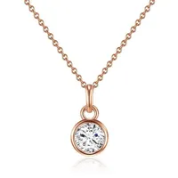 Rafaela Donata Halskette Sterling Silber Zirkonia in Roségold 45
