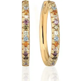 Sif Jakobs Jewellery Creolen SJ-E2869-XCZ(YG) gold 375 0