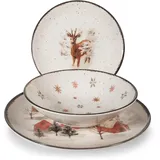 H&H Fairytale Charm Tischservice 18-tlg. Wintermotive