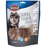 Trixie 31854 Premio 4 Superfoods Chicken Duck Beef Lamb 400g (4x100g)