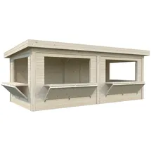 Palmako Gartenhaus Lenna 5,88 x 3,00 m Transparent