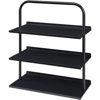 [en.casa] Poytya Schuhregal 73 x 60 x 32 cm schwarz