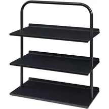 [en.casa] Poytya Schuhregal 73 x 60 x 32 cm schwarz