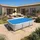 Tectake Pool-Solarfolie Blau 300x200 cm