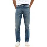 Mustang Tramper - Straight Fit Jeans in mittelblauen Used Look-W40 / L30
