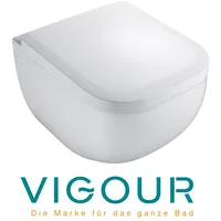 Vigour Wand WC PflegePlus WC-Becken Hänge-WC VIGOUR DERBY kompakt