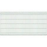 Tetzner & Jentzsch Strong Stabmattenzaun grün Einstabmatte 200x103 cm mit 2 V-Sicken Gartenzaun neu - Grün