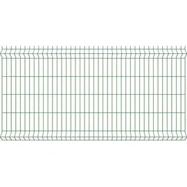 Tetzner & Jentzsch Strong Stabmattenzaun grün Einstabmatte 200x103 cm mit 2 V-Sicken Gartenzaun neu - Grün