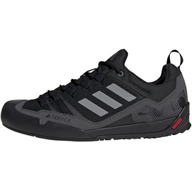 adidas Terrex Swift Solo 2 Hiking Shoes Sneaker, Core Black Grey Three Grey Six, 46