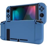 eXtremeRate Schutzhülle Kompatibel mit Nintendo Switch Joy Con Konsole, Case Schutzhülle Zubehör trennbare andockbare Hülle für Nintendo Switch(Luftwaffe Blau)