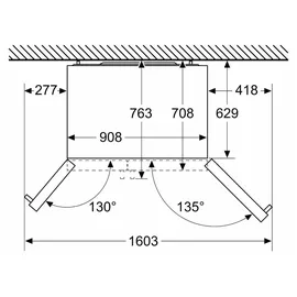 Siemens iQ500 KA93GAIDP Side-by-Side (560 l, 1787 mm hoch, Edelstahl)