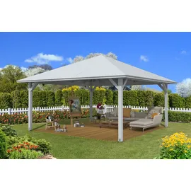 SKANHOLZ Cannes 4 5,69 x 5,69 m weiß