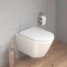 Duravit Plinero Wand-WC mit WC-Sitz Weiß