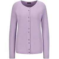 GOLDNER Strickjacke Cardigan aus Baumwolle lila 22