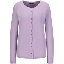 GOLDNER Strickjacke Cardigan aus Baumwolle lila 22