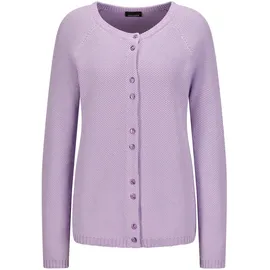 GOLDNER Strickjacke Cardigan aus Baumwolle lila 22