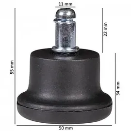 AMSTYLE Bodengleiter für harte Böden, 5 St.