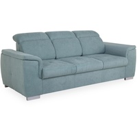 Sofa 3 Sitzer LAURENZ (BHT 222x100x88 cm) - türkis