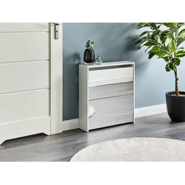 Beliani MIDFIELD Schuhschrank 80 x 30 x 90 Weiß