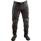 ROLEFF RACEWEAR roleff Motorradhose Racewear Mesh Mit herausnehmbaren Protektoren am Knie schwarz 4XL