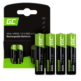 Green Cell Akku AAA Micro NI-MH Akkubatterien sofort einsatzbereit, Starke Leistung, geringe Selbstentladung, wiederaufladbare Akku Batterie, ohne Memory-Effekt
