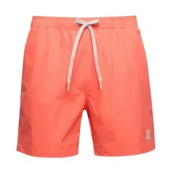 Psycho Bunny für Herren. B6W453F200 Hydrochromer Samos Korallen-Schwimmanzug (S), Strandbekleidung, Polyester