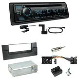 Kenwood KDC-BT560DAB Bluetooth DAB USB Einbauset für BMW 5er E39 bis 09/2000