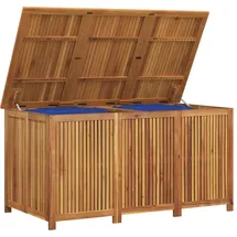 furnicato Gartenbox 150 x 80 x 75 cm Braun