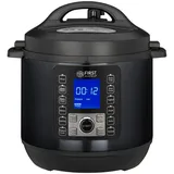 First Austria Multikocher grau/schwarz 6,0 l