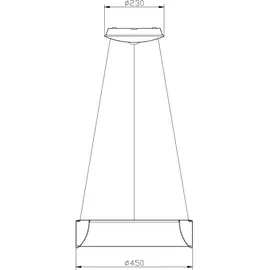 Deko-Light Sculptoris 1-flg. 45 cm rund weiß