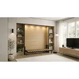 WallBedKing Schrankbett Morphy Klassisches Schrankbett - Modulares Multifunktion - Horizontal