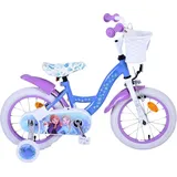 Volare Kinderfahrrad Disney Frozen 2 14 Zoll Kinderrad Blau/Lila