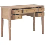 vidaXL Schreibtisch Braun 109,5 x 45 x 77,5 cm Holz