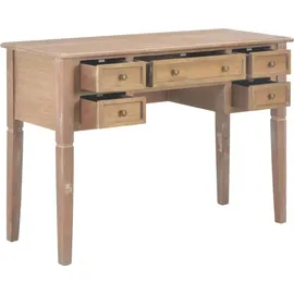 vidaXL Schreibtisch Braun 109,5 x 45 x 77,5 cm Holz