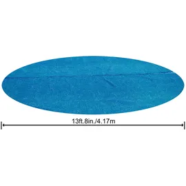 BESTWAY Solarabdeckplane blau Ø 417 cm