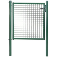 GAH Alberts Alberts Wellengitter-Einzeltor verzinkt grün Gartentor Zauntor Hoftor Höhe: 100 cm Breite: 100 cm