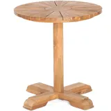 SonnenPartner Solis Gartentisch Ø 70 x 76 cm Old Teak