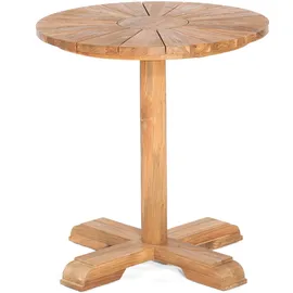 SonnenPartner Solis Gartentisch Ø 70 x 76 cm Old Teak