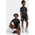 adidas Train Essentials 3-Streifen Set T-Shirt + Shorts Kinder black/white 176