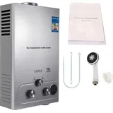 Gas-Wasserheizer, Warmwasser-Ausgang, 12 kW Leistung, durchflussgerechtes Design, 6L