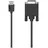 Hama DisplayPort auf DVI Adapterkabel 1,5 m Schwarz